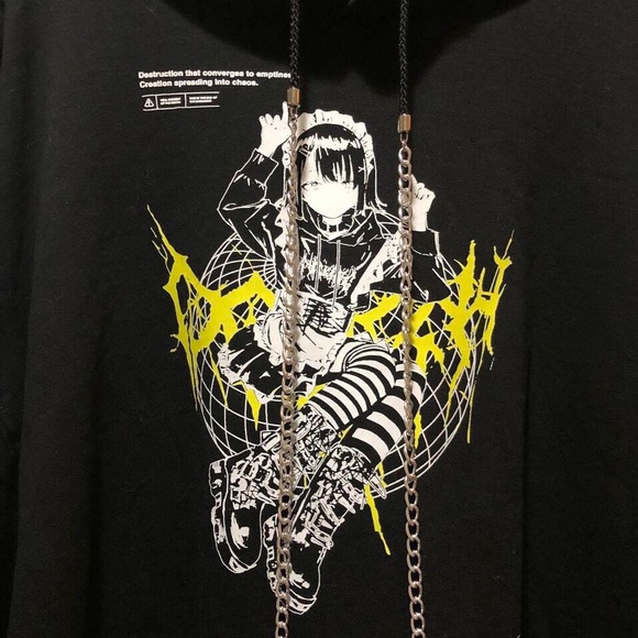 Champion Anime Girl Hoodie - Picture 2 of 3